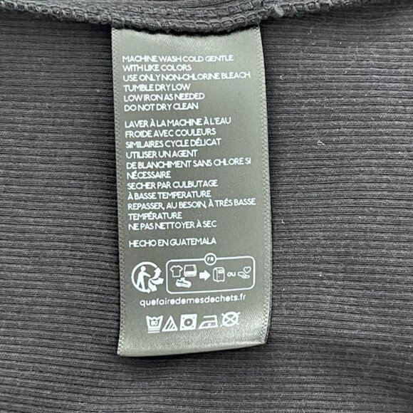 Black Anthropologie Maeve Women's Ribbed Halter Turtleneck Tank Top - Picture 8 of 9